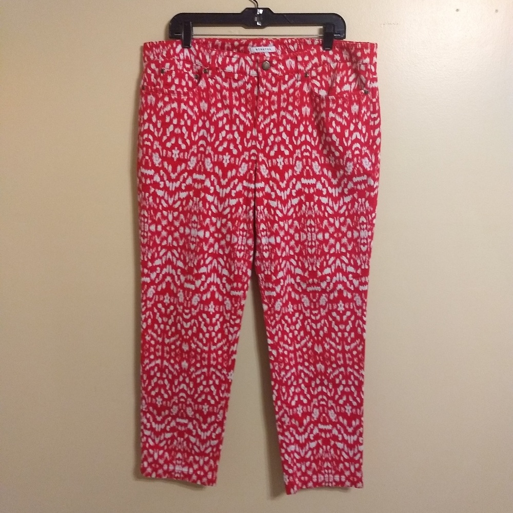 Jones NY stretch crop capri pants sz 16 *X